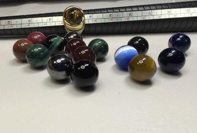 Ring wchangeable marblesstones
