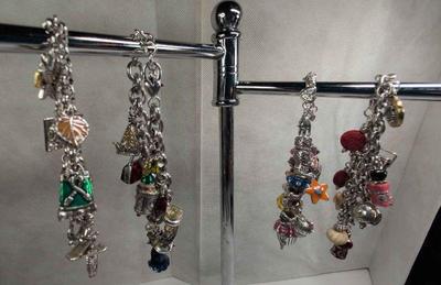 4 brighton charm bracelets
