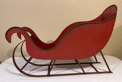 Metal sleigh