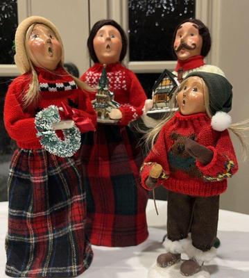 Byers choice carolers in sweaters