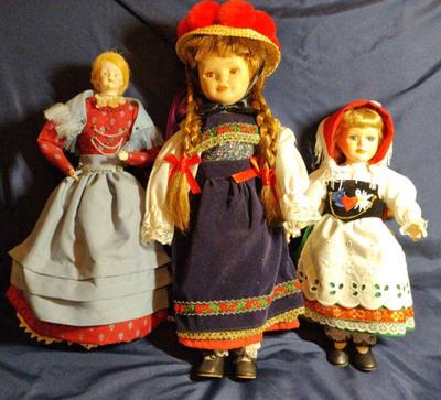 Collectible character dolls