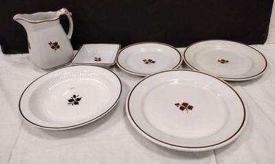 ARTHUR J. WILKINSON IRONSTONE TEA LEAF DISHES