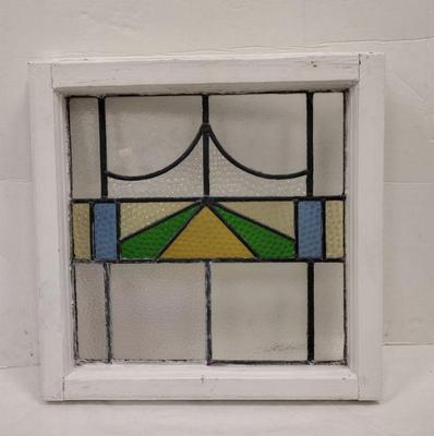 old leaded glass window