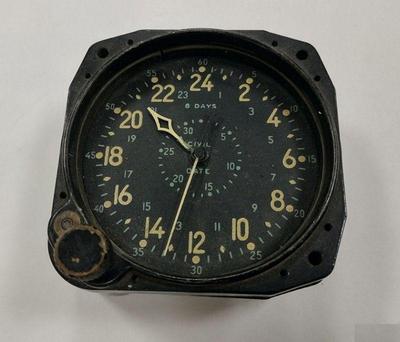 WALTHAM WWII US NAVY AERONAVAL CLOCK