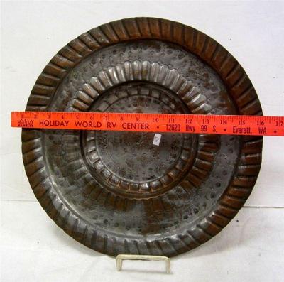 EGYPTIAN COPPER TRAY