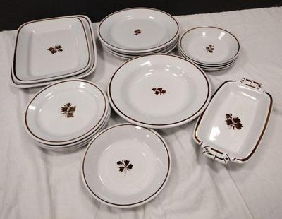 Tea Leaf ironstone dishes