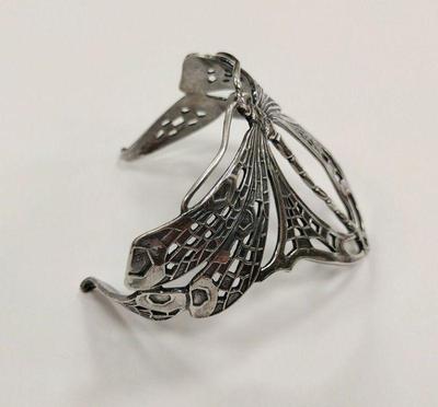 925 RETICULATED DRAGONFLY CUFF BRACELET