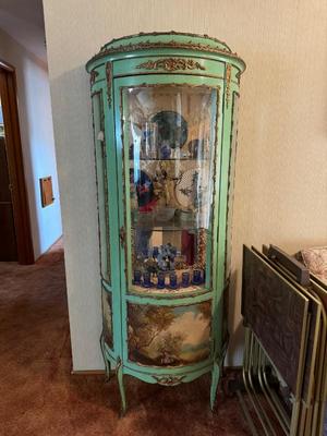 Fernis Martin Louis XV Style Curio Display Cabinet