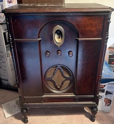 Antique Radio Cabinet