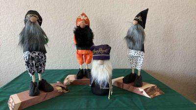 Handmade crown royal gnomes