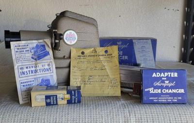 Vintage mansfield slide projector