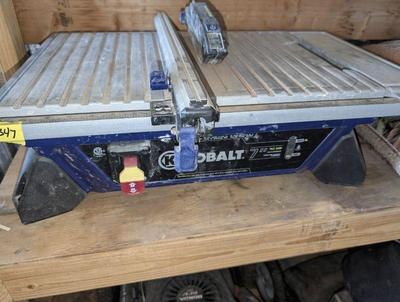 Kobalt 7 tile saw