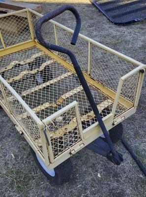 Metal yard cart