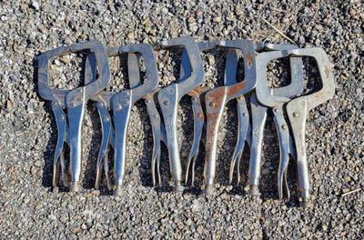6 welding clamps
