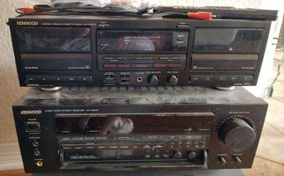 Kenwood receiver cassette player plus