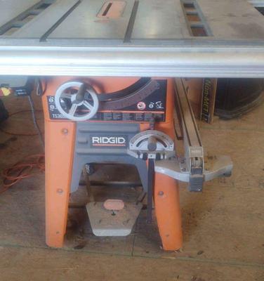 Ridgid ts3650 saw