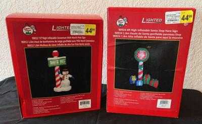 Two more christmas yard inflatables
