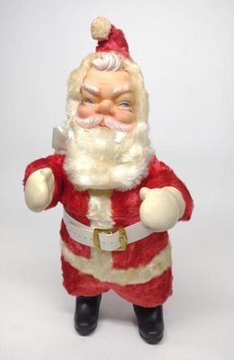 Sale Photo Thumbnail #268: Vintage Rushton Santa Figure Christmas Decoration