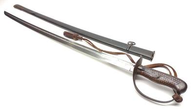WWII Japan M1889 Type 32 Cavalry Sabre & Scabbard