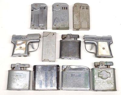 (11) Vintage Lighters (Ronson, Regens, Japan)