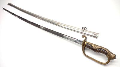 WWII Japan Army Officers Type 19 Kyu-Gunto Sword