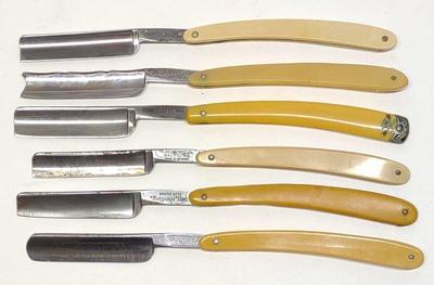 (6) Vintage Straight Razors