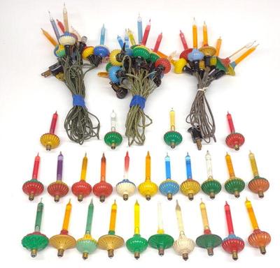 Early Vintage Bubble Light Christmas Decorations