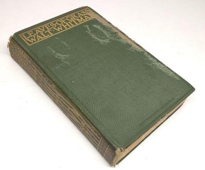 1897 Leaves Of Grass by Walt Whitman Book