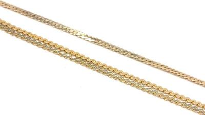 14K Yellow Gold Herringbone Necklace & Bracelet