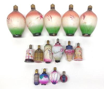 (15) Vintage Figural Lamp Shaped Light Bulbs