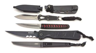 4 Columbia River Knife & Tool Knives (CRKT)