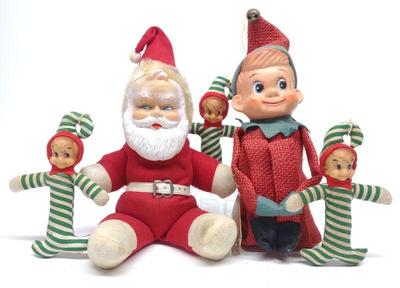 Vintage Japan Santa & Knee Huggers