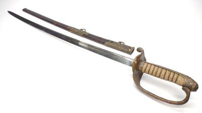 WWII Imperial Japan Navy Officer Sword & Scabbard