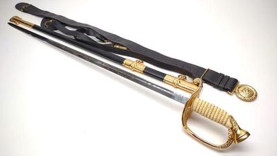 USN H-H M1852 Ceremonial Dress Sword & Scabbard