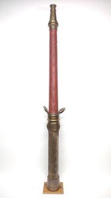 Fabric Fire Hose CO, SF Hayward & CO Nozzle 51"