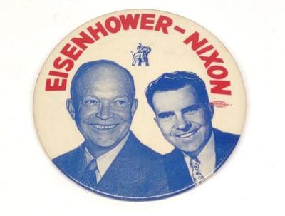 1952 Eisenhower - Nixon Campaign Pin (Large)