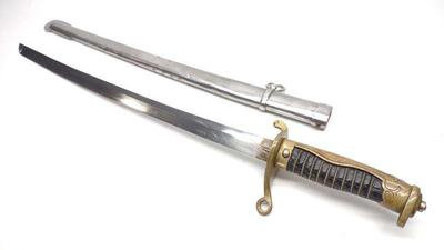 WW2 Japanese Military Police Short Sword +Scabbard