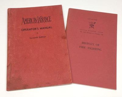 Sale Photo Thumbnail #346: 2 Vintage Fire Fighting Books (1931)