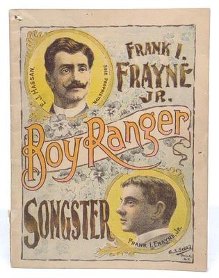 1891 Frank I. Frayne Jr. Boy Ranger Songster Book