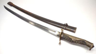 WW2 Japan Manchukuo Imperial Army Sword & Scabbard