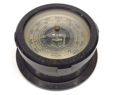 Vintage Chelsea Bakelite Ship Barometer