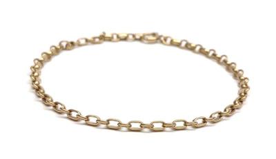 14K Yellow Gold Chain Bracelet (7" long)