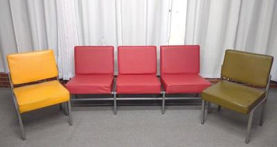 Mid Century Modern Chairs & Sofa Set (Royal Metal)