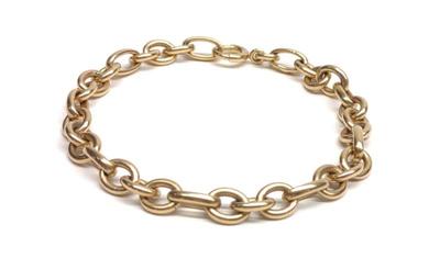 14K Yellow Gold 7" Chain Link Bracelet (6.3mm)