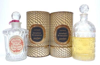 2 Vintage Paris Guerlain Perfume Bottles w/ Boxes