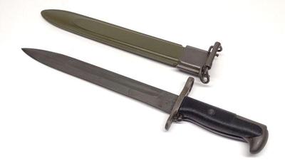 WW2 US AFH M1 Garand Bayonet & Scabbard