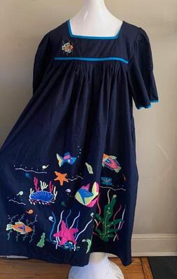Fun fish dress, Smithsonian Institute.