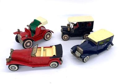 Sale Photo Thumbnail #152: Vtg. Japanese tin friction cars