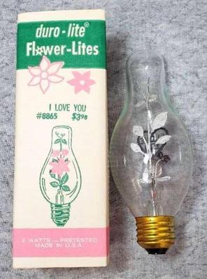 Duro lites flower lite i love you bulb