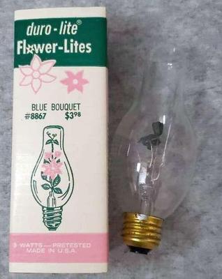 Duro lite flower fiber optic light bulb